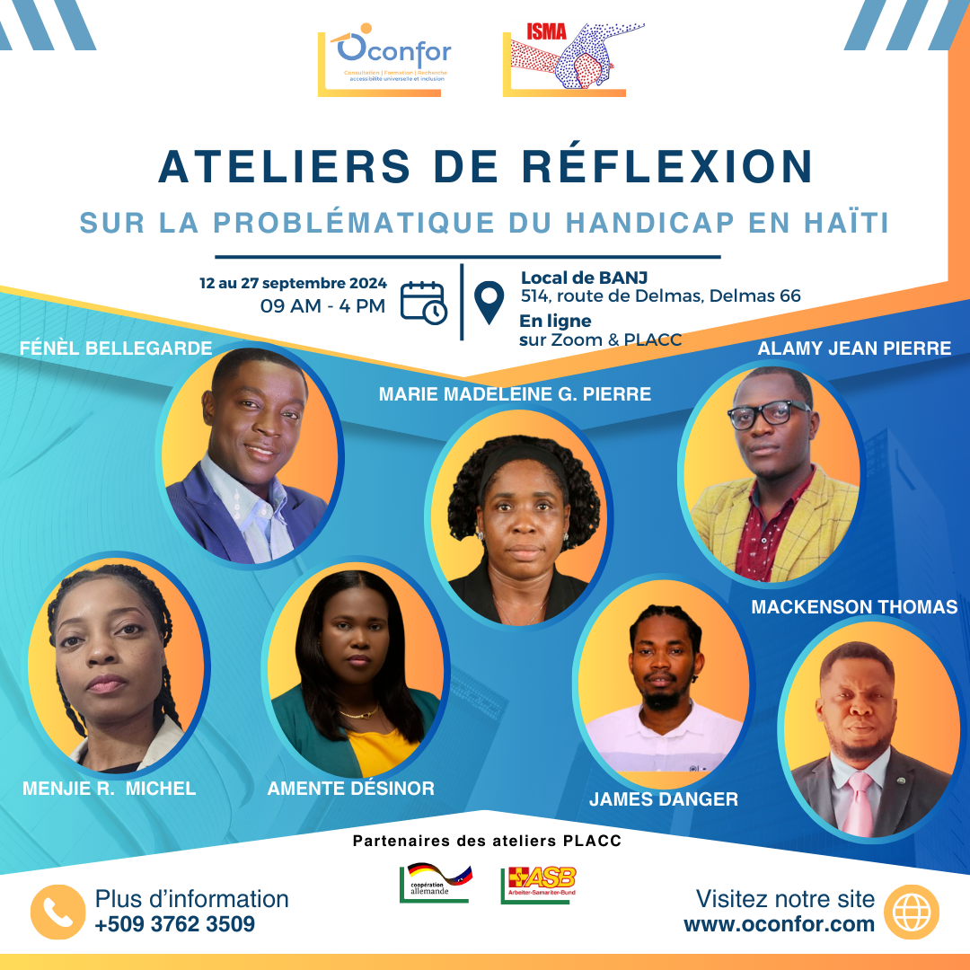 Atelier de reflexion sur le handicap en Haiti image de présentation