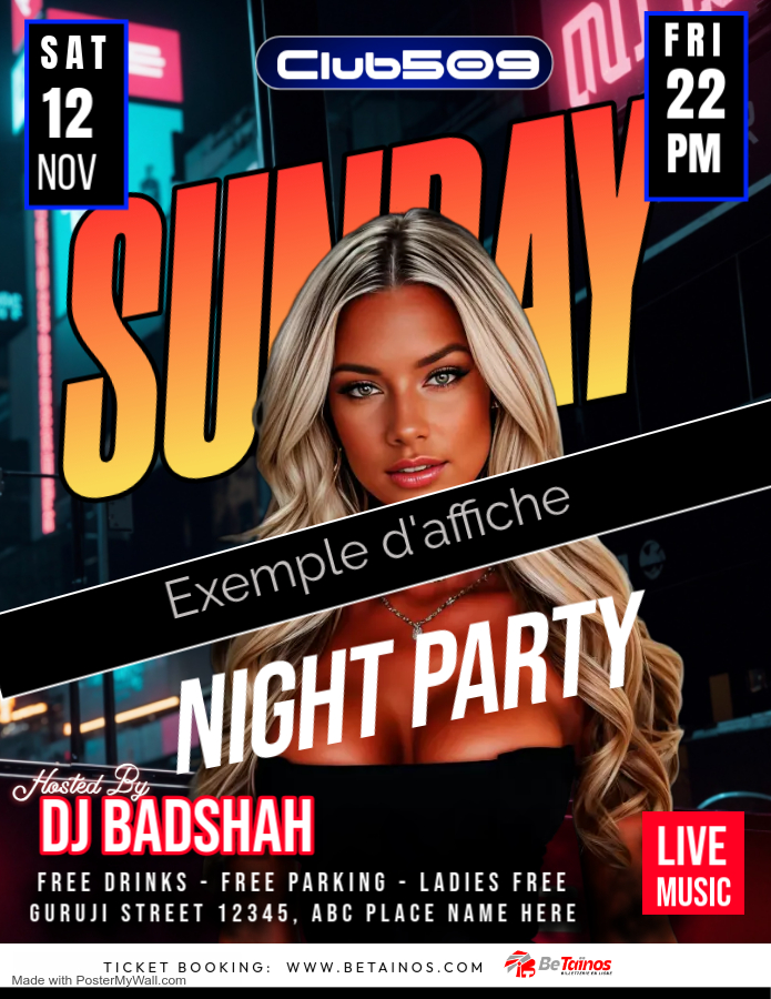 SUNDAY NIGHT PARTY image de présentation